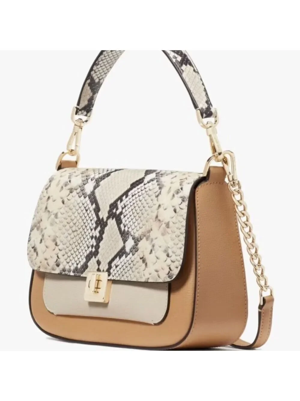 ♠️♠️ Kate Spade Phoebe Snake Embossed Flap Crossbody NWT